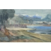 Image 2 : MOUNTAIN LAKE BY G.T. - FRAMED PRINT