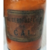 Image 6 : LOT OF 12 - AMBER GLASS APOTHECARY & CHEMISTRY BOTTLES
