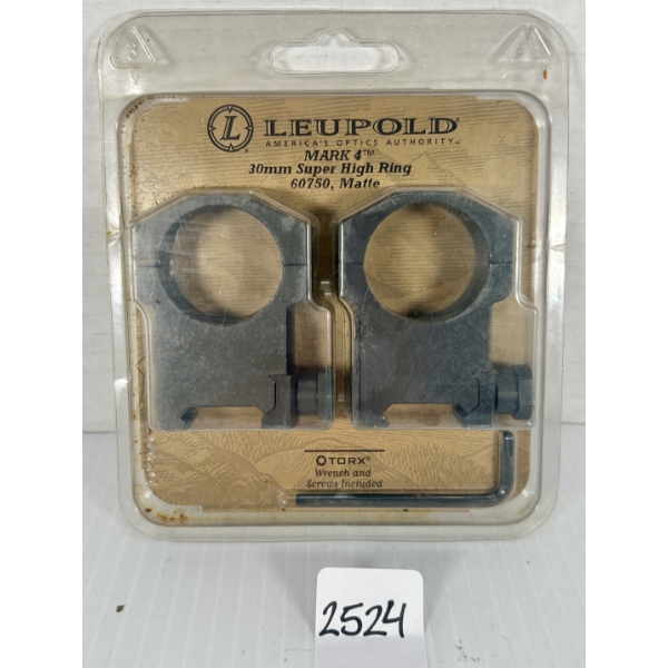 LEUPOLD MARK 4 30 MM SUPER HIGH SCOPE RINGS - WEAVER MOUNT