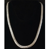 Image 1 : PLATINUM PLATED SERPENTINE NECKLACE