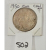 1950 CDN SILVER DOLLAR - FULL WATER LINES