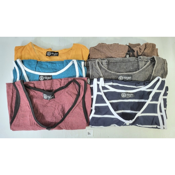 LOT OF 6 - ALLDAY MEN'S LARGE SHIRTS 