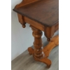 Image 4 : TRESTLE TABLE W/ DRAWER - PINE - C.LATE 19TH CENTURY