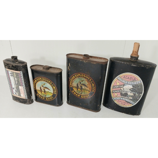 LOT OF 4 - ACADIA & CXL POWDER TINS