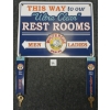 Image 1 : SERVICE STATION RESTROOM DISPLAY - WHITE ROSE - PLASTIC 