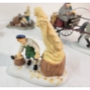 Image 2 : COLLECTION OF DEPARTMENT 56 "DICKENS' VILLAGE" FIGURINES - INCL "DUDLEY DOCKER," ETC