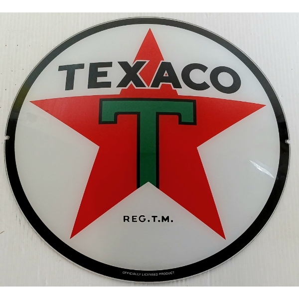 TEXACO GAS PUMP GLOBE GLASS