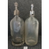 Image 3 : LOT OF 2 - B.MALINA & M. RAPPOPORT & SON - CLEAR ACID-ETCHED - SELTZER BOTTLES