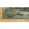 Image 2 : LANDSCAPE W/ SEA VIEW BY TRYSCOT - FRAMED WATERCOLOUR