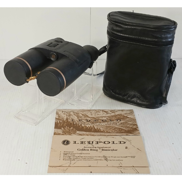LEUPOLD 10X40 C.F. GOLDEN RING BINOCULARS W/ BOX