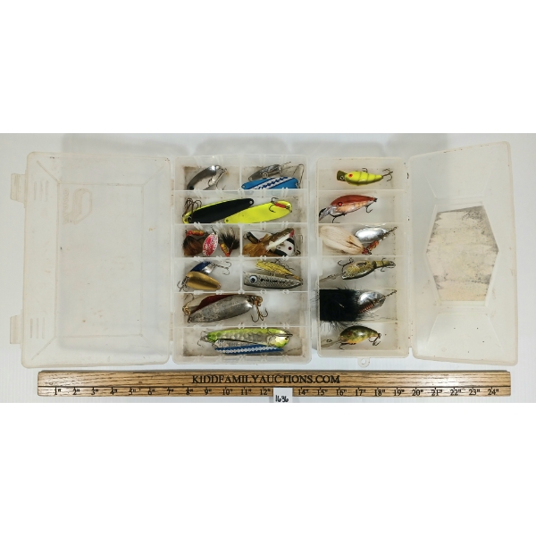 LOT OF 2 - TACKLEBOXES W/ MISC LURES
