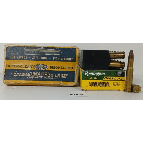 AMMO: 40X CIL & REMINGTON .30-30 WIN / .303 SAV - 170 & 190GR - CORE-LOKT SP