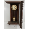 Image 2 : GUSTAV BECKER 8 DAY WALNUT WALL CLOCK