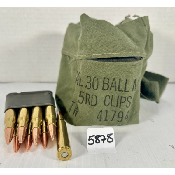 AMMO: 48X .30-06 SPRG - MILITARY FMJ - ON CLIPS