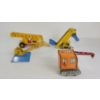 Image 2 : LOT OF 4 - DINKY TOYS & MARX DIECAST & TIN CRANES - INCL FRICTION