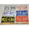Image 1 : LOT OF 6 - 1970-75 ONTARIO LICENCE PLATES 