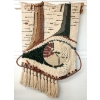 Image 6 : ABSTRACT EYE WALL HANGING BY UNKNOWN ARTIST - DRIFTWOOD & WOOL