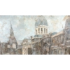 Image 2 : CITYSCAPE BY LAURENCE - FRAMED OIL ON CANVAS