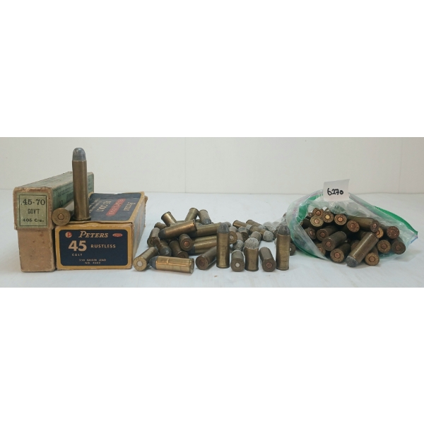 AMMO: APPROX 120X MIXED .45CAL