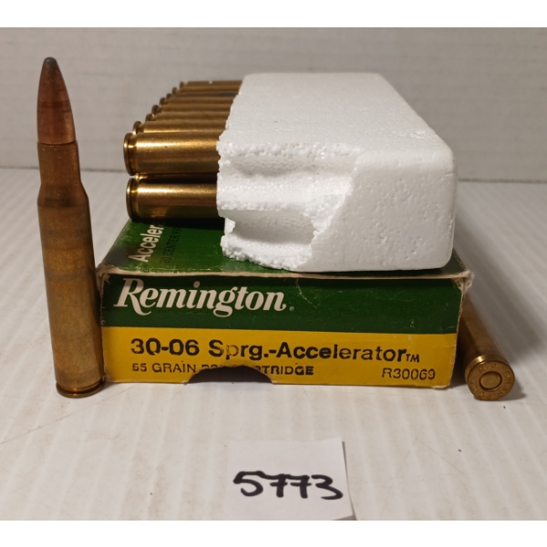 AMMO: 18X REMINGTON ACCELERATOR .30-06 SPRG - 55GR - PSP