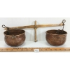 Image 1 : BRASS & COPPER HANGING SCALE