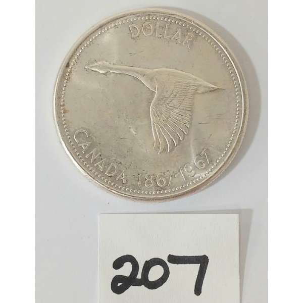 1967 CDN SILVER DOLLAR