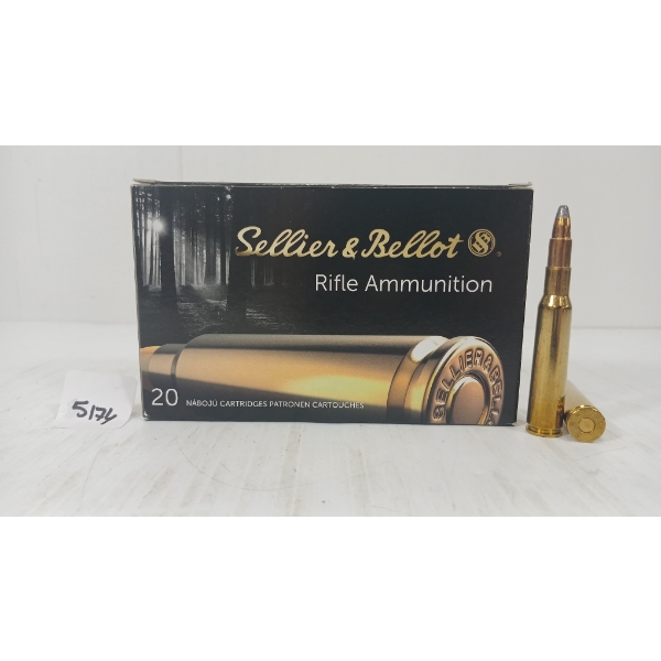 AMMO: 20X SELLIER & BELLOT 7X57 - 173GR - SPCE