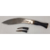 Image 4 : INDIAN KUKRI KNIFE W/ SCABBARD & FROG