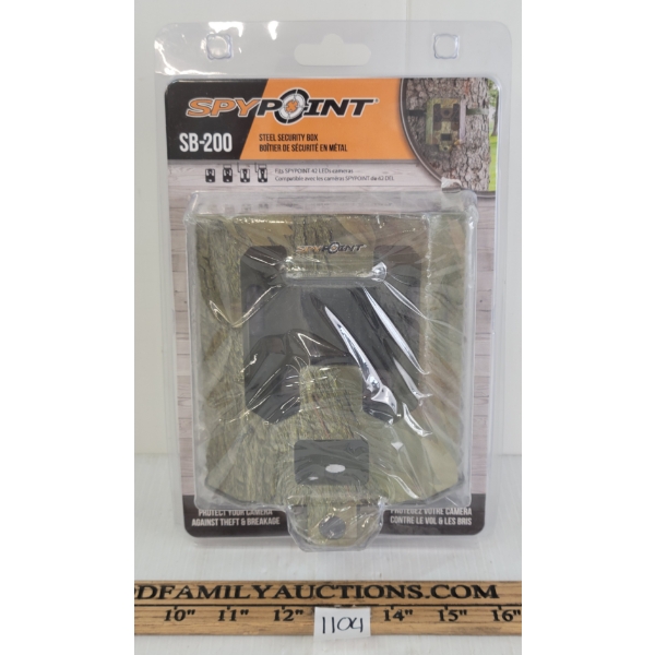 SPY POINT SB-200 STEEL SECURITY BOX FOR TRAIL CAMERAS