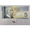 2006 CDN $5 BANKNOTE