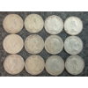 Image 2 : LOT OF 12 - 1951-1965 CDN 10 CENT COINS