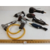 LOT OF 6 - SHOPCRAFT DUAL ACTION SANDER, IMPACT 1/2IN IMPACT WRENCH, AIR NIBBLER, ETC