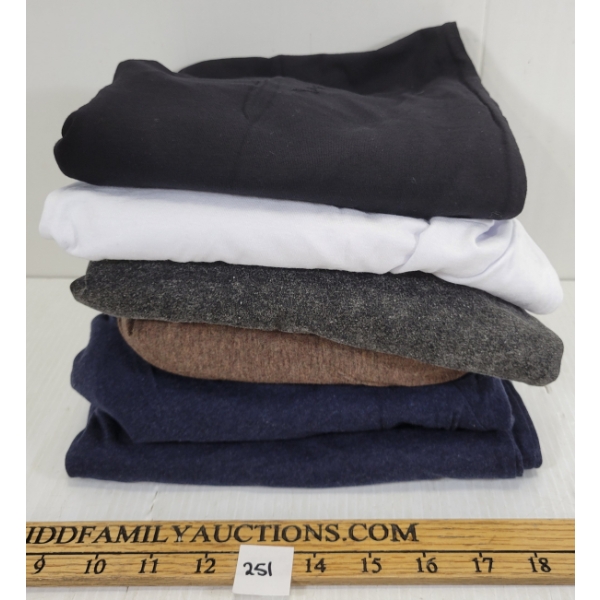 LOT OF 6 - ALLDAY MEN'S LARGE SHIRTS