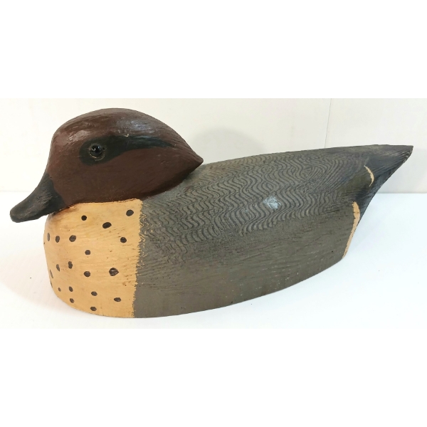 DECOY DUCK SIGNED T.M. - CIRCA 1900s-1930s
