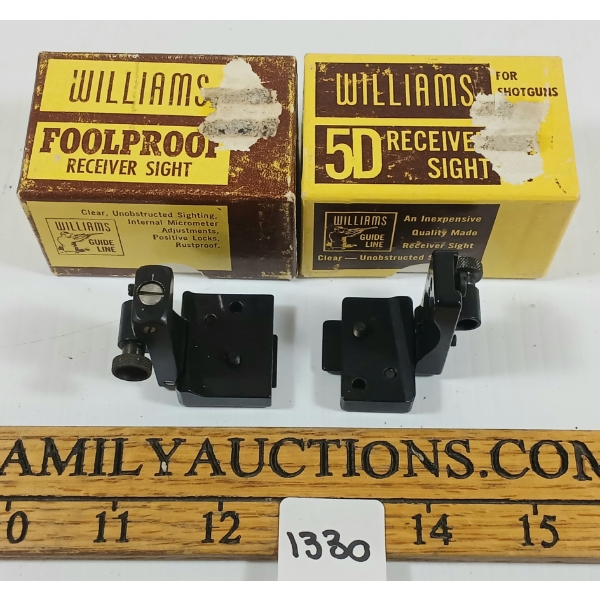 LOT OF 2 - WILLIAMS SIGHTS