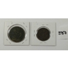 Image 2 : LOT OF 2 - 1850 BANK OF UPPER CANADA PENNY & HALF PENNY