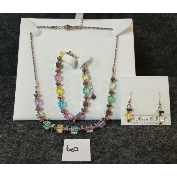 FIFTH AVENUE COLLECTION "SUNSHINE & LOLLIPOPS" BRACELET, EARRINGS & NECKLACE SET