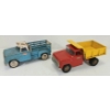 Image 1 : LOT OF 2 - TONKA PRESSED STEEL FARM TRUCK & DUMP TRUCK 