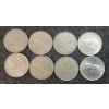 Image 1 : LOT OF 8 - 1967-1968 CDN 25 CENT COINS