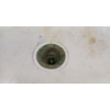 Image 6 : ENAMEL SINK W/ COPPER DRAIN ASSEMBLY