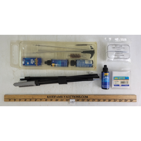 JOB LOT - FIREARM CLEANING SUPPLIES & BIPOD