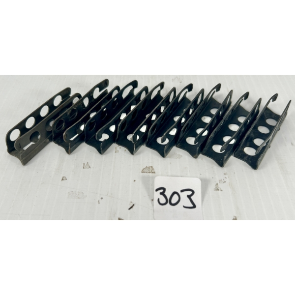 LOT OF 8 - LEE ENFIELD 5 ROUND STRIPPER CLIPS