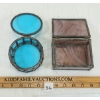Image 4 : JOB LOT - GLASS PITCHER, TURQUOISE JEWELLERY BOX, INK BOTTLES & PAPER WEIGHTS ETC