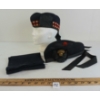 LOT OF 3 - GLENGARRY CAPS & NAVY SCARF