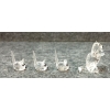 Image 6 : LOT OF 4 - SWAROVSKI CAT & MICE CRYSTAL FIGURINES