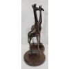 Image 3 : CARVED MASAI GIRAFFE FIGURES