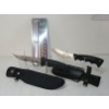 Image 1 : LOT OF 3 - FIXED BLADE KNIVES W/ SHEATHS & SHARPENING TOOL