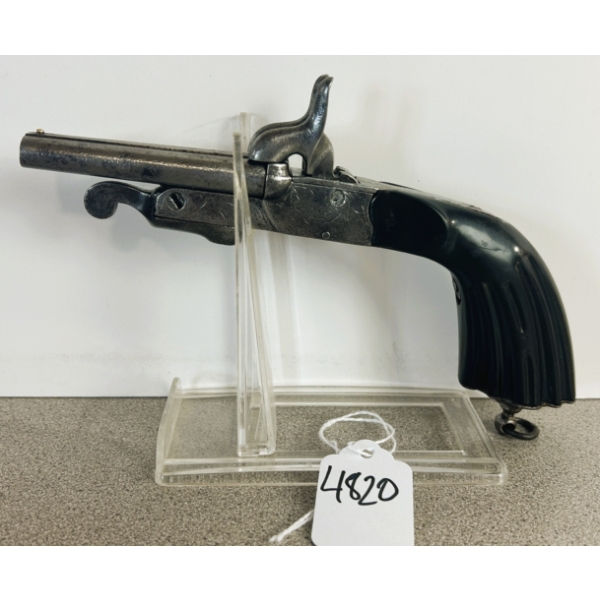 UNKNOWN PISTOL IN 7MM PIN FIRE - ANTIQUE, NO PAL REQUIRED 