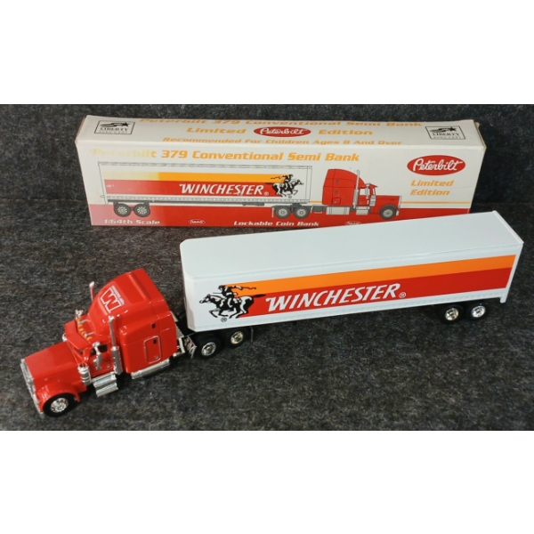 LIBERTY CLASSICS DIECAST WINCHESTER PETERBILT 379 CONVENTIONAL SEMI BANK