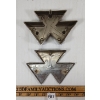 Image 2 : LOT OF 2 - MASSEY FERGUSON TRACTOR FRONT EMBLEMS
